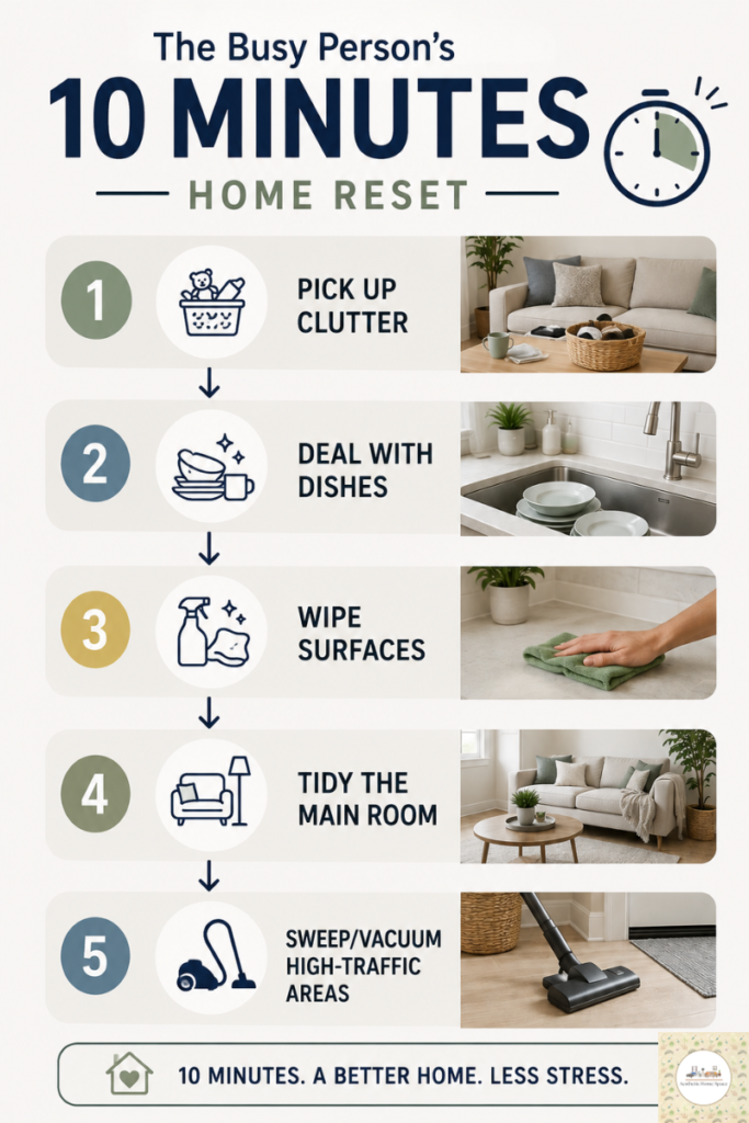 10 minutes cleaning rule